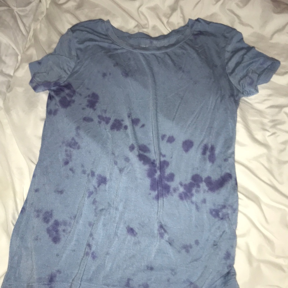 mudd blue and purple shirt